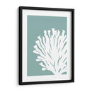 Corales Blancos En Niebla Azul Verde D - Fab Funky | Cuadro decorativo de Canvas Lab