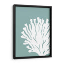 Corales Blancos En Niebla Azul Verde D - Fab Funky | Cuadro decorativo de Canvas Lab