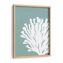 Corales Blancos En Niebla Azul Verde D - Fab Funky | Cuadro decorativo de Canvas Lab