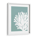Corales Blancos En Niebla Azul Verde D - Fab Funky | Cuadro decorativo de Canvas Lab