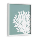 Corales Blancos En Niebla Azul Verde D - Fab Funky | Cuadro decorativo de Canvas Lab
