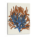 Corales Azules Y Naranjas B - Fab Funky | Cuadro decorativo de Canvas Lab