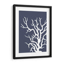 Corales Blancos En Índigo Azul A - Fab Funky | Cuadro decorativo de Canvas Lab