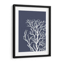 Corales Blancos En Índigo Azul C - Fab Funky | Cuadro decorativo de Canvas Lab