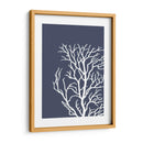 Corales Blancos En Índigo Azul C - Fab Funky | Cuadro decorativo de Canvas Lab