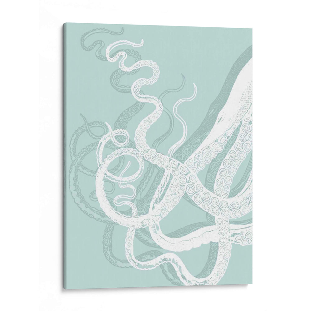 Octopus Tentáculos Blanco En Seafoam - Fab Funky | Cuadro decorativo de Canvas Lab