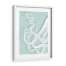 Octopus Tentáculos Blanco En Seafoam - Fab Funky | Cuadro decorativo de Canvas Lab