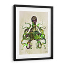 Pulpo De Pescado Verde Y Púrpura - Fab Funky | Cuadro decorativo de Canvas Lab