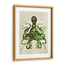 Pulpo De Pescado Verde Y Púrpura - Fab Funky | Cuadro decorativo de Canvas Lab