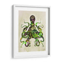 Pulpo De Pescado Verde Y Púrpura - Fab Funky | Cuadro decorativo de Canvas Lab