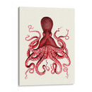 Octopus Rojo 3 - Fab Funky | Cuadro decorativo de Canvas Lab