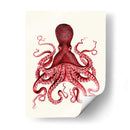 Octopus Rojo 3 - Fab Funky | Cuadro decorativo de Canvas Lab