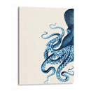 Octopus Azul Marino Y Crema A - Fab Funky | Cuadro decorativo de Canvas Lab