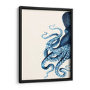 Octopus Azul Marino Y Crema A - Fab Funky | Cuadro decorativo de Canvas Lab