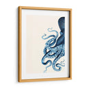 Octopus Azul Marino Y Crema A - Fab Funky | Cuadro decorativo de Canvas Lab