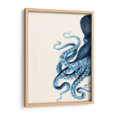Octopus Azul Marino Y Crema A - Fab Funky | Cuadro decorativo de Canvas Lab
