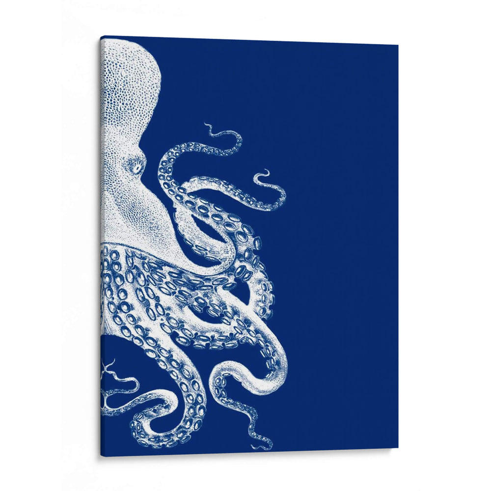 Octopus Azul Marino Y Crema B - Fab Funky | Cuadro decorativo de Canvas Lab
