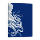 Octopus Azul Marino Y Crema B - Fab Funky | Cuadro decorativo de Canvas Lab
