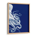 Octopus Azul Marino Y Crema B - Fab Funky | Cuadro decorativo de Canvas Lab