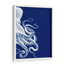 Octopus Azul Marino Y Crema B - Fab Funky | Cuadro decorativo de Canvas Lab