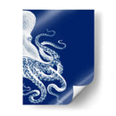 Octopus Azul Marino Y Crema B - Fab Funky | Cuadro decorativo de Canvas Lab