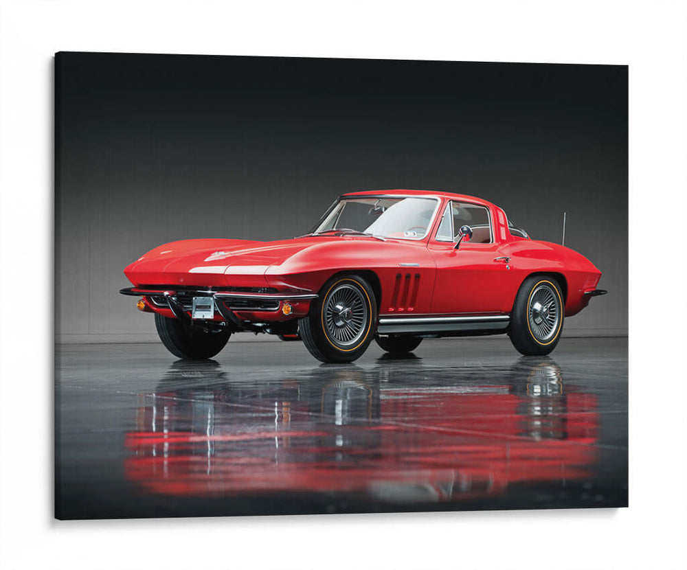1965 Chevrolet Corvette Sting Ray | Cuadro decorativo de Canvas Lab