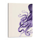 Pulpo Púrpura Y Crema A - Fab Funky | Cuadro decorativo de Canvas Lab