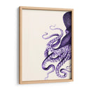 Pulpo Púrpura Y Crema A - Fab Funky | Cuadro decorativo de Canvas Lab