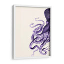 Pulpo Púrpura Y Crema A - Fab Funky | Cuadro decorativo de Canvas Lab