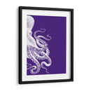 Pulpo Púrpura Y Crema B - Fab Funky | Cuadro decorativo de Canvas Lab