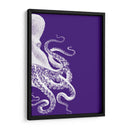 Pulpo Púrpura Y Crema B - Fab Funky | Cuadro decorativo de Canvas Lab