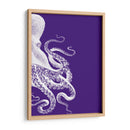 Pulpo Púrpura Y Crema B - Fab Funky | Cuadro decorativo de Canvas Lab