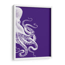 Pulpo Púrpura Y Crema B - Fab Funky | Cuadro decorativo de Canvas Lab