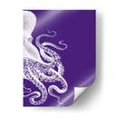 Pulpo Púrpura Y Crema B - Fab Funky | Cuadro decorativo de Canvas Lab