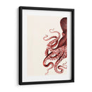 Octopus Coral Y Crema A - Fab Funky | Cuadro decorativo de Canvas Lab