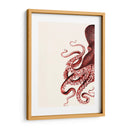 Octopus Coral Y Crema A - Fab Funky | Cuadro decorativo de Canvas Lab