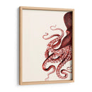 Octopus Coral Y Crema A - Fab Funky | Cuadro decorativo de Canvas Lab