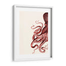 Octopus Coral Y Crema A - Fab Funky | Cuadro decorativo de Canvas Lab
