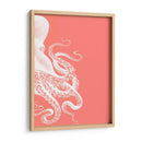 Octopus Coral Y Crema B - Fab Funky | Cuadro decorativo de Canvas Lab