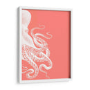 Octopus Coral Y Crema B - Fab Funky | Cuadro decorativo de Canvas Lab