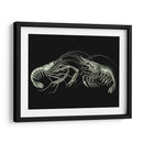 Camarones En Negro - Fab Funky | Cuadro decorativo de Canvas Lab
