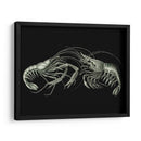 Camarones En Negro - Fab Funky | Cuadro decorativo de Canvas Lab