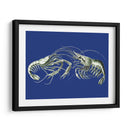 Camarones En Azul - Fab Funky | Cuadro decorativo de Canvas Lab