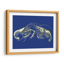 Camarones En Azul - Fab Funky | Cuadro decorativo de Canvas Lab