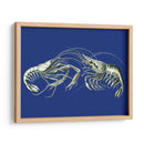 Camarones En Azul - Fab Funky | Cuadro decorativo de Canvas Lab