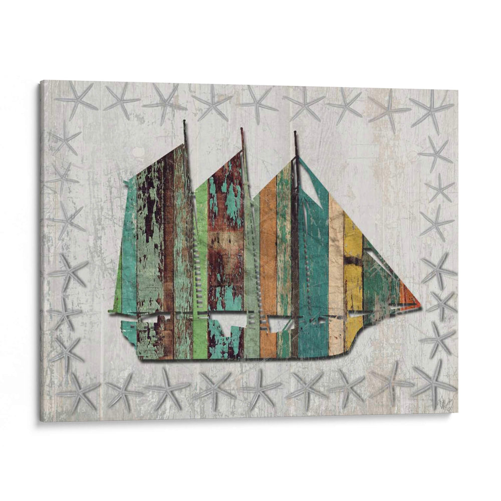 Barco De Estilo De Madera Angustiado 1 - Fab Funky | Cuadro decorativo de Canvas Lab