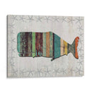 Ballena De Estilo De Madera Angustiado 1 - Fab Funky | Cuadro decorativo de Canvas Lab