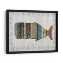 Ballena De Estilo De Madera Angustiado 1 - Fab Funky | Cuadro decorativo de Canvas Lab