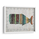 Ballena De Estilo De Madera Angustiado 1 - Fab Funky | Cuadro decorativo de Canvas Lab