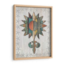 Estilo De Madera Angustiado Estrella Náutica 1 - Fab Funky | Cuadro decorativo de Canvas Lab